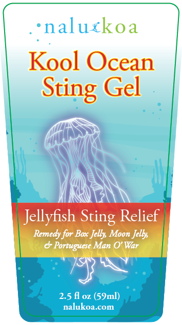 Nalu Koa Kool Ocean Kool Ocean Sting Gel squeeze bottle front label
